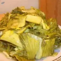 Sour Pickled Mustard Greens.