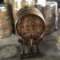Custom White Oak Whiskey Barrel