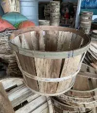Wooden Bushel Crab Basket