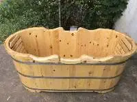 Wooden Bathtub