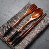 Wooden Fork Spoon
