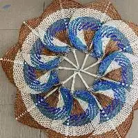 Palm Leaf Hand Fan