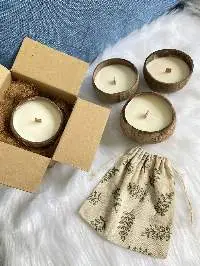 Coconut Shell Candles
