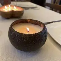 Coconut Shell Candle