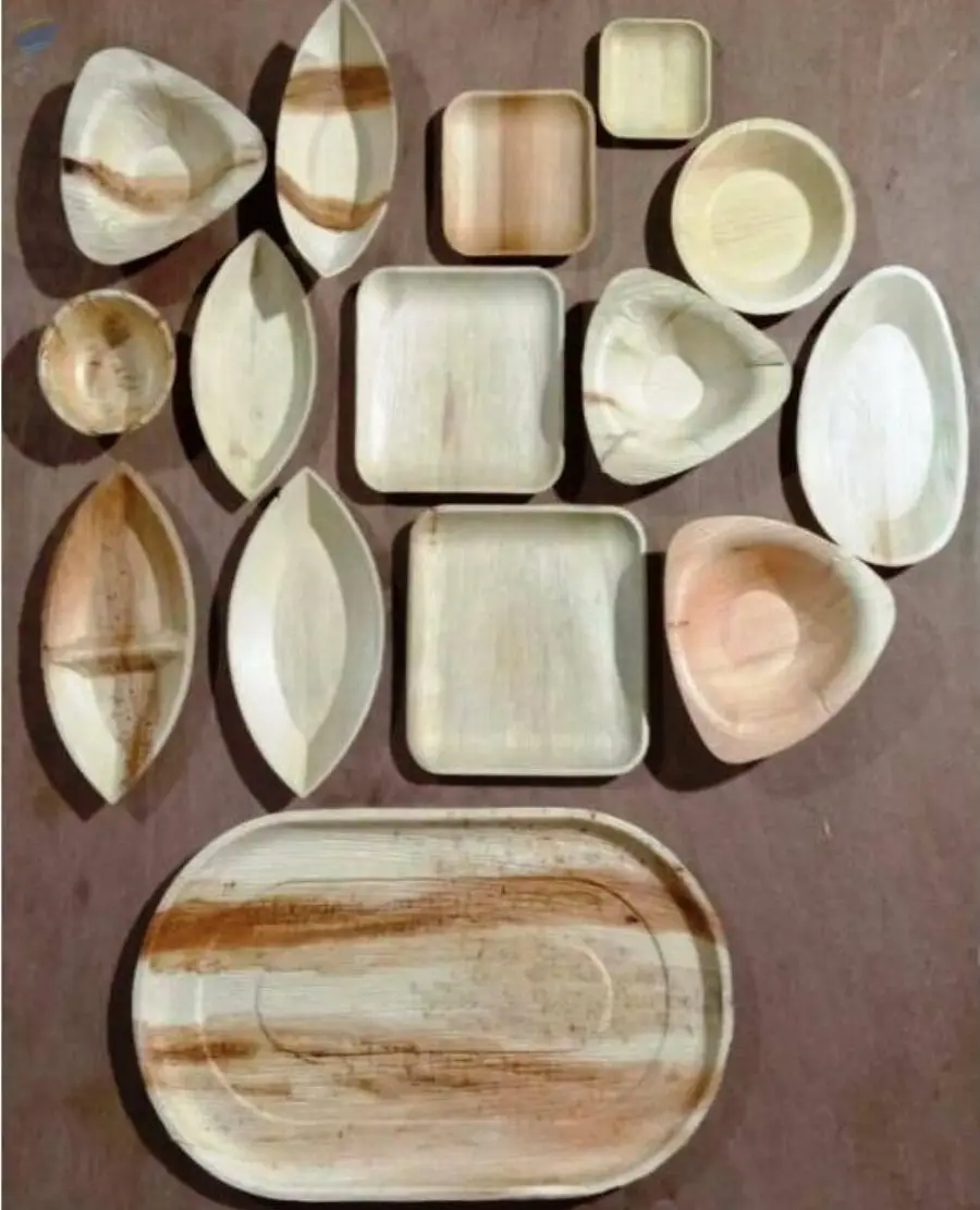 Areca Palm Leaf Plates, Bowl & Cutlery