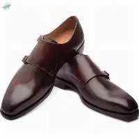 Leather Monk Strap Shoes