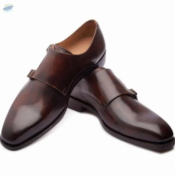 Leather Monk Strap Shoes
