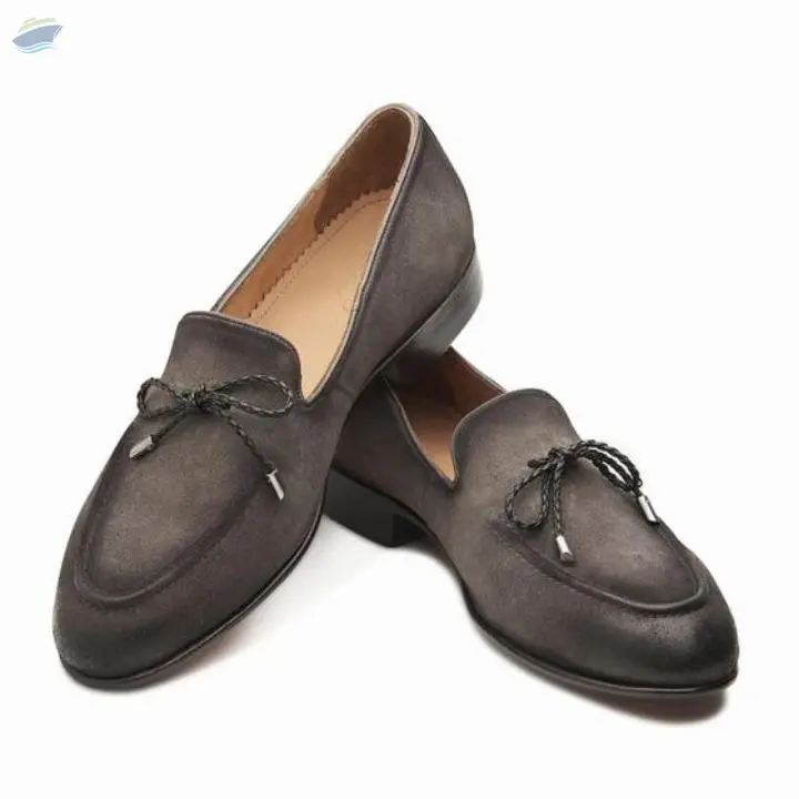 Suede Leather Loafer Shoes