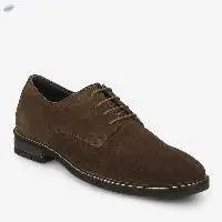 Men Suede Leather Derby Shoes