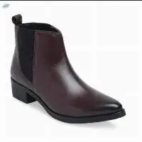 Womens Leather Ankle Boots