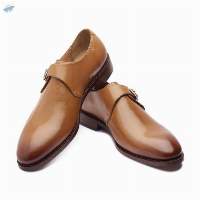 Mens Leather Monk Strap Shoe