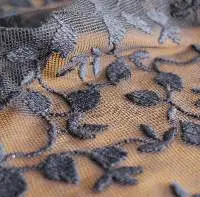 Embroidered Organic Tulle (GOTS) 165 69804