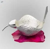 Silver Plated Bird Bowl