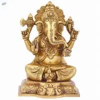 Decorative Sitting Ganesha Figurine