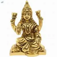 Handcrafted Lakshmi Idol Brass