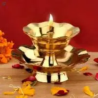 Brass Diya Lamp Cultural Charm