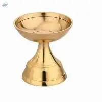 Brass Standing Diya Radiant Glow