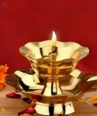 Brass Diya Lamp Cultural Charm
