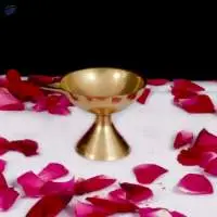 Brass Akhand Diya for Pooja