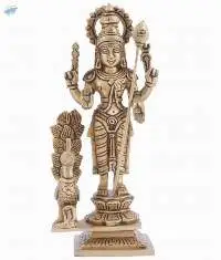 Handcrafted Brass Murugan Statue