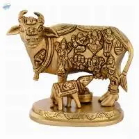 Cow and Calf Idol for Pooja