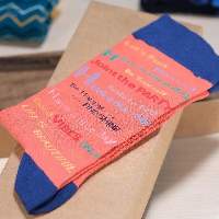 Best Trend Blue And Orange Colorful Socks