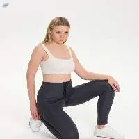 Gray Color Small Size Suit Wear Corset Leggings