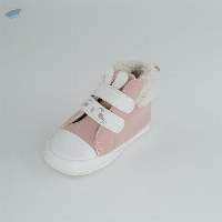 Pure Pink Color Soft Baby Shoes