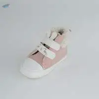 Pure Pink Color Soft Baby Shoes