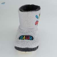 Prewalker Pure Gray Color Soft Baby Shoes