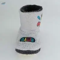 Prewalker Pure Gray Color Soft Baby Shoes