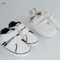 Prewalker Pure Dark White Color Soft Baby Shoes