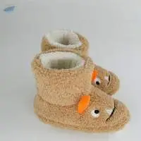 Pure Brown Color Soft Baby Shoes