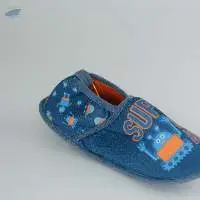 Children Teen Pure Blue Color Soft Shoes