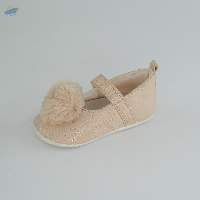 Prewalker Pure Beige Color Soft Baby Shoes