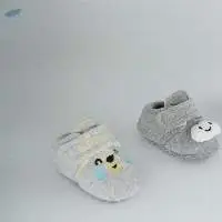 Prewalker Pure Gray Color Soft Baby Shoes