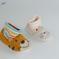 Prewalker Pure Beige Color Soft Baby Shoes