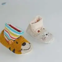 Prewalker Pure Beige Color Soft Baby Shoes