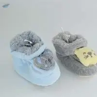 Prewalker Powder Blue Color Soft Baby Shoes