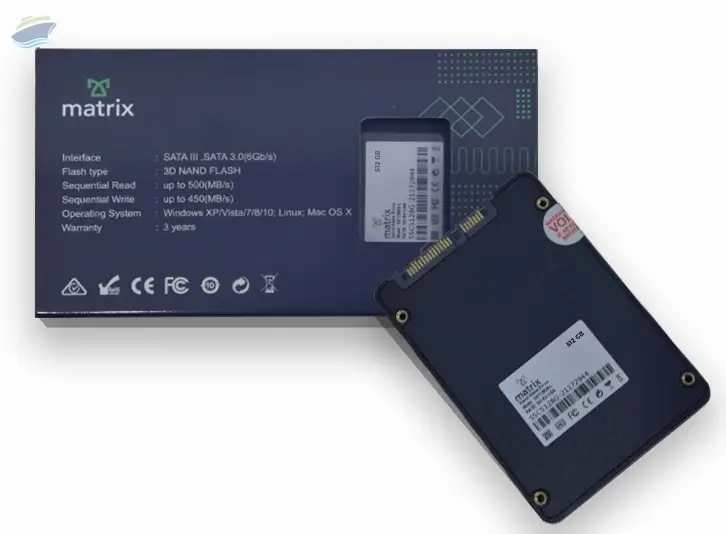 Matrix 512GB 3D Nand Flash Sata 3 SSD