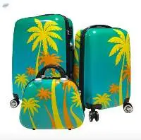 Hawaii Printed Travel Luggage Set