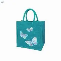Jute Beach Bag Organic Jute Tote Shopping Bag