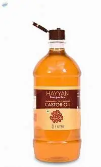 HAYYAN Cold Pressed Virgin Castor Oil  - 1 Litre