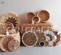 Rattan Bowl and Placemat