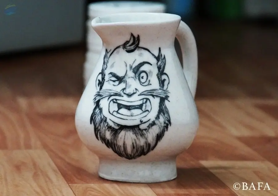 Blue Pottery Serving Jar - Outcast