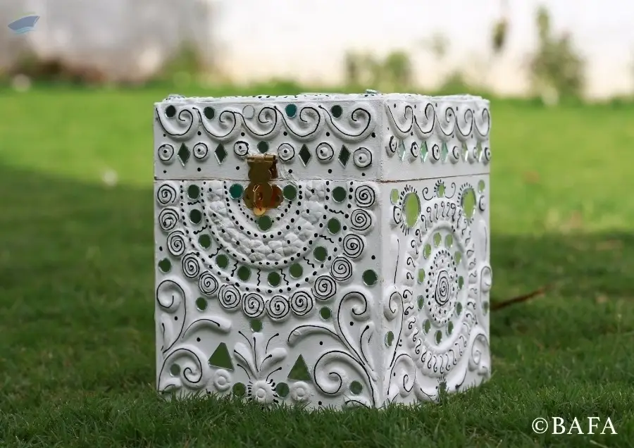 Paper Mache Jewellery Box - Noor