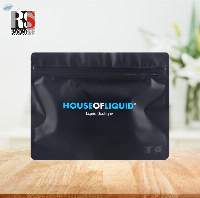 Matte Black Aluminum Foil Pouch Bags