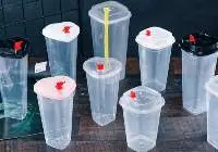Transparent Cups With Lids