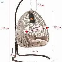 Egg Chair Swing Hammock Cushion