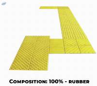 Rubber Tactile Tile